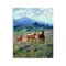 Stupell Industries Beautiful Mountain Valley Horses Wall Plaque By Claire Goldrick
